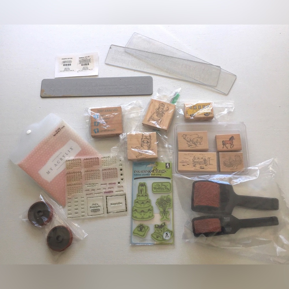 Assortment of Crafting Stamps - STAMPIN’ UP! - RUBBER STAMPEDE & More - Picture 16 of 16